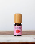 KEEP CALM signature blend of pure essential oils in 10 mL bottle with bamboo wood top.