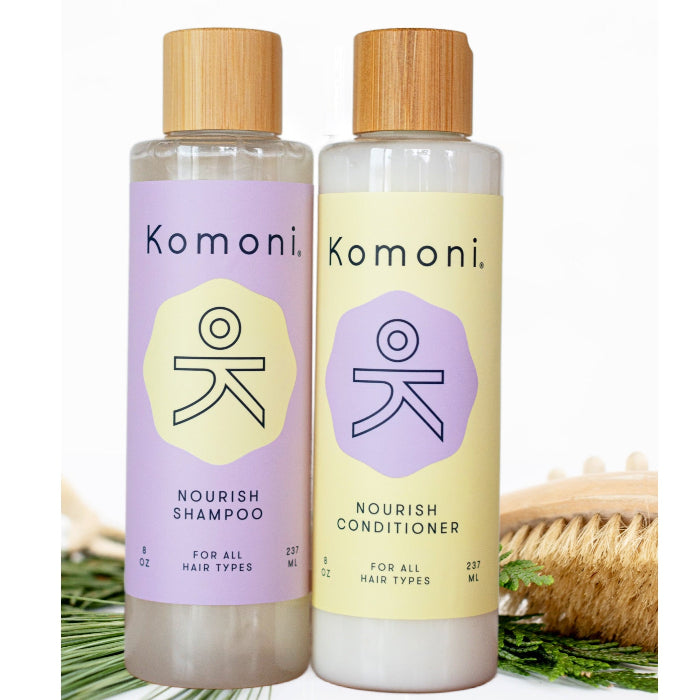 NOURISH Shampoo w/ Pure Botanical Cleansers and Essential Oils