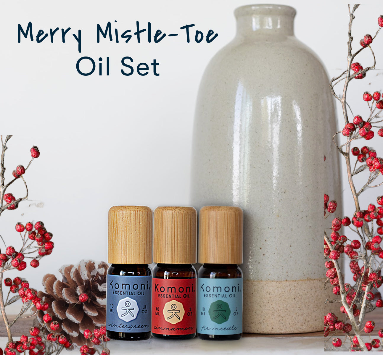IN SEASON Merry Mistle-Toe Oil Set